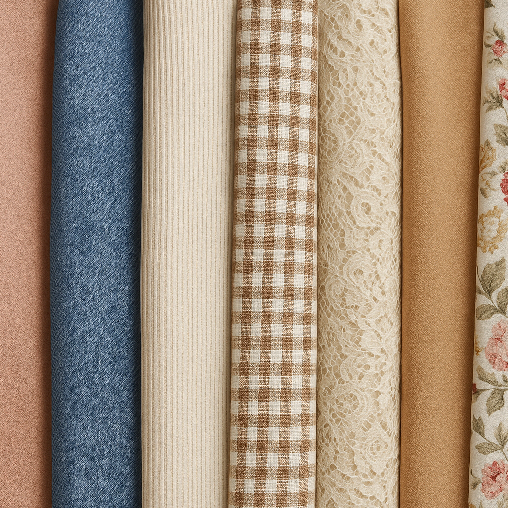 Tipos de telas y sus nombres con imágenes para lavandería, tintorería y planchado