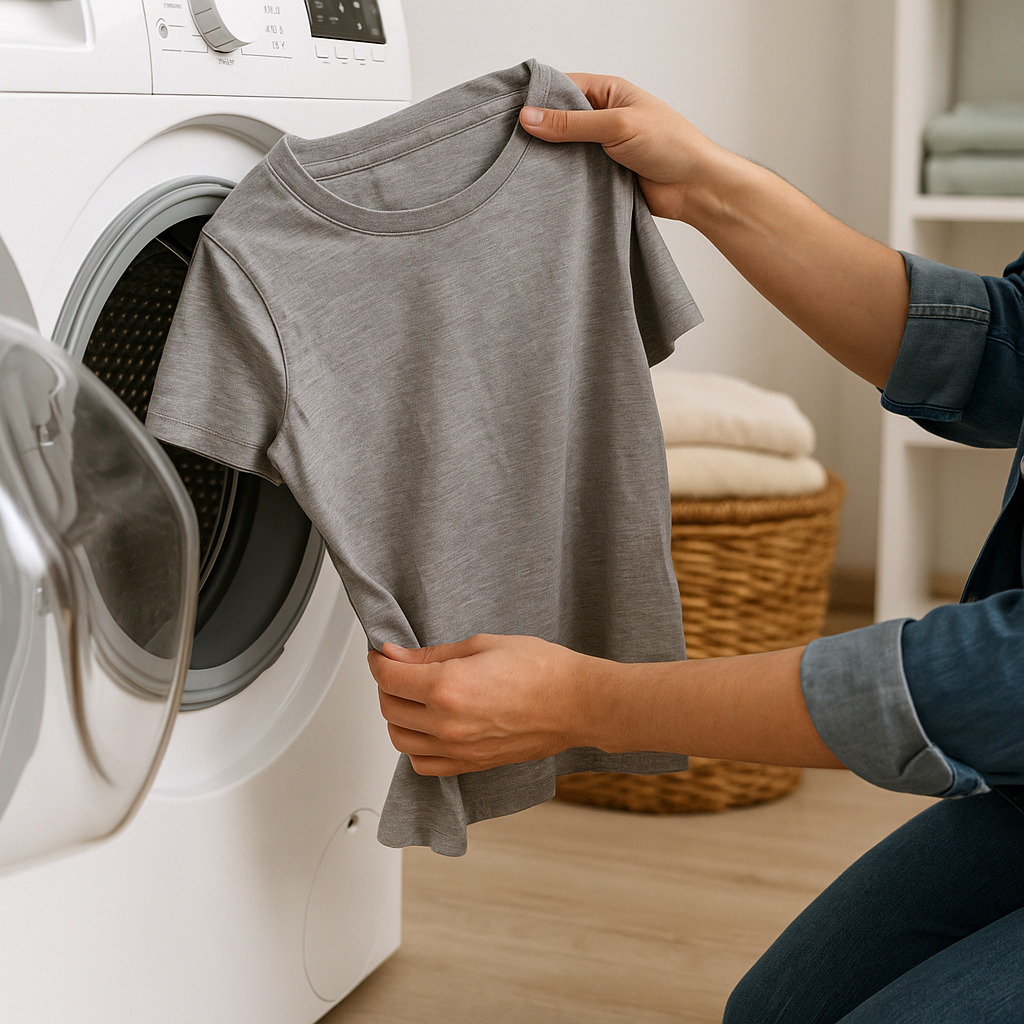 como encoger una camiseta correctamente paso a paso