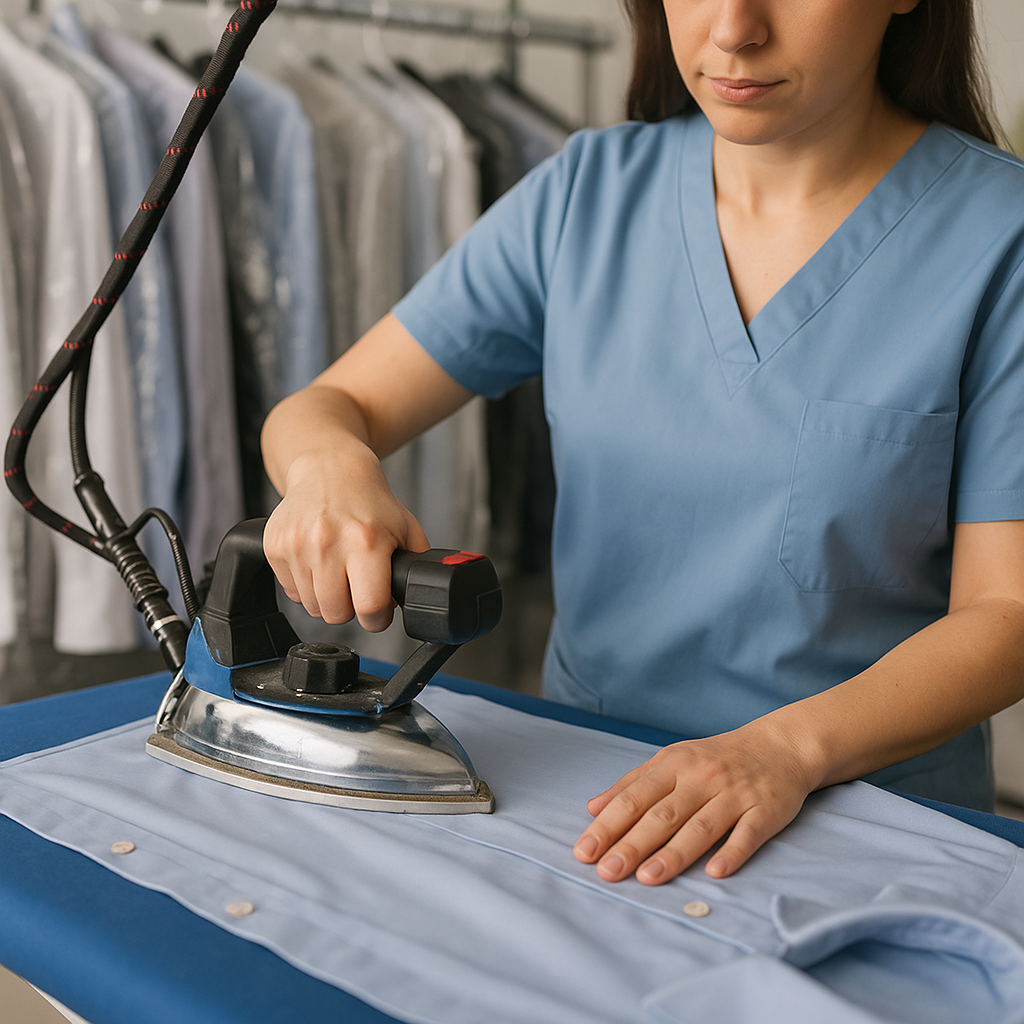 precio por planchar camisa en tintorería