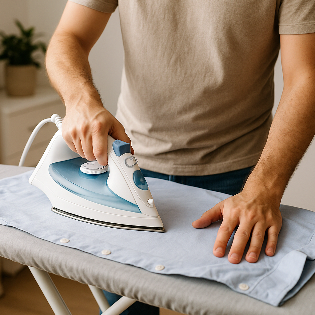 pasos clave sobre como se plancha una camisa de forma profesional