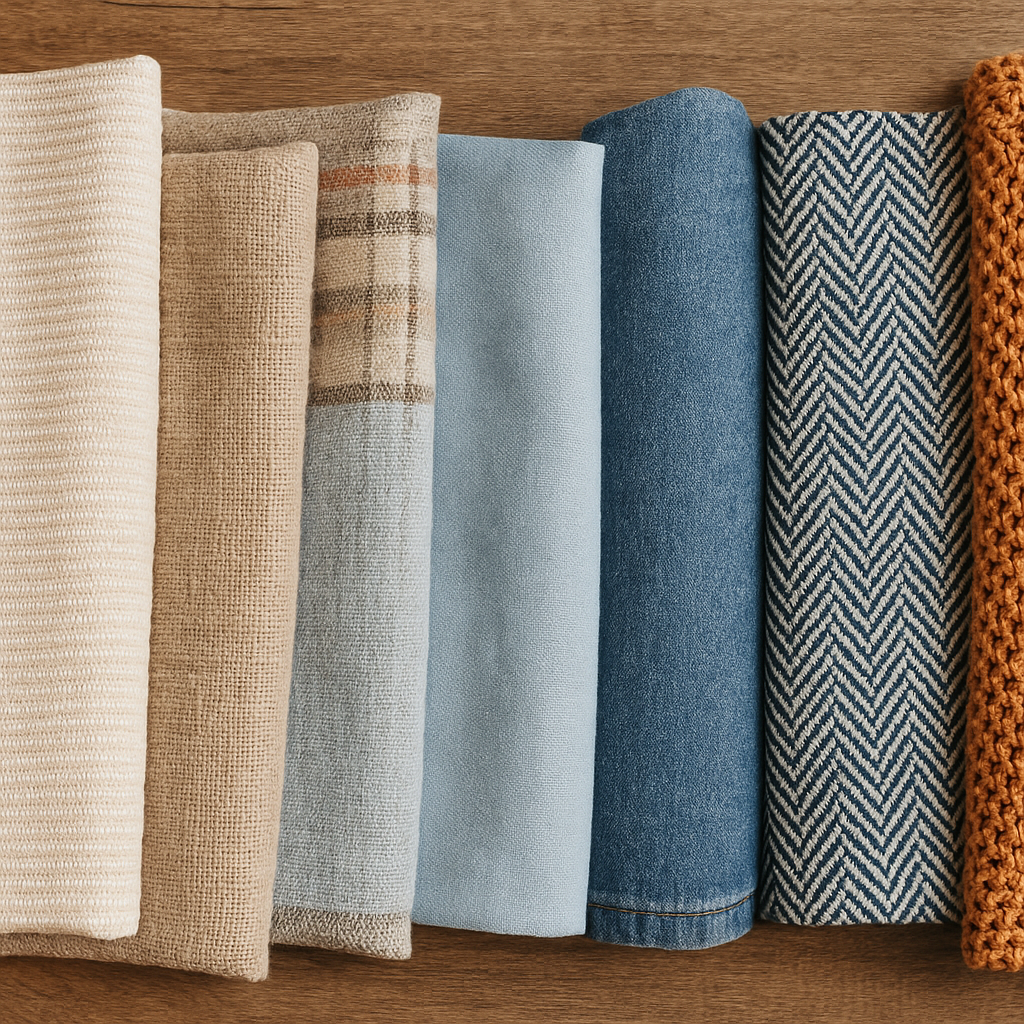 tipos de tejido textil utilizados en lavandería y tintorería