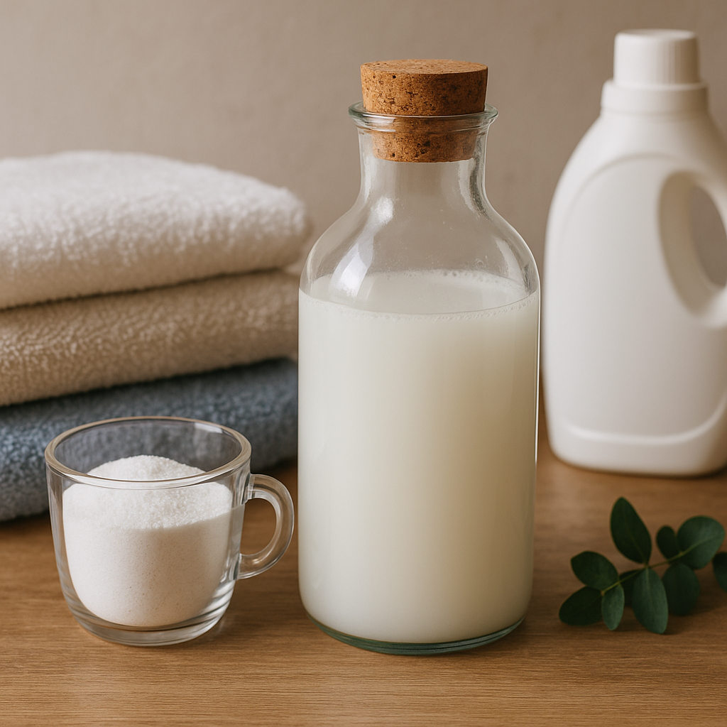 suavizante casero natural para lavandería y planchado