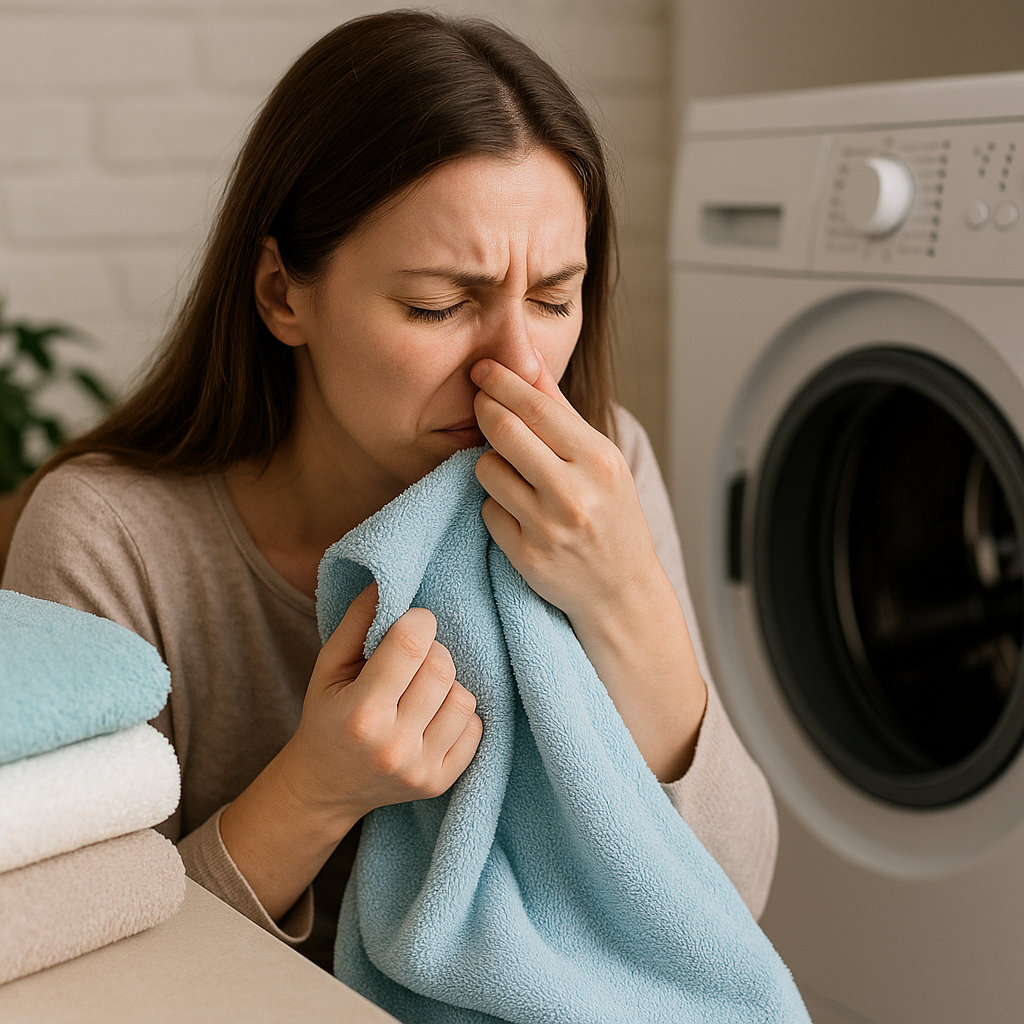 cómo quitar el olor a humedad de las toallas fácilmente en casa