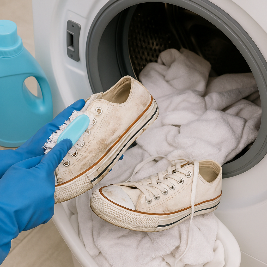 lavado de zapatillas de forma correcta y profesional