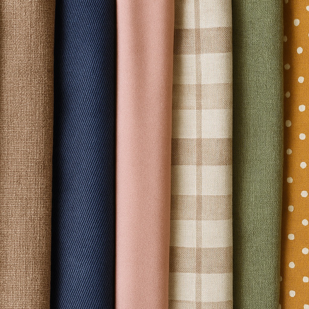 Tipos de telas y sus nombres con imágenes para lavandería y tintorería