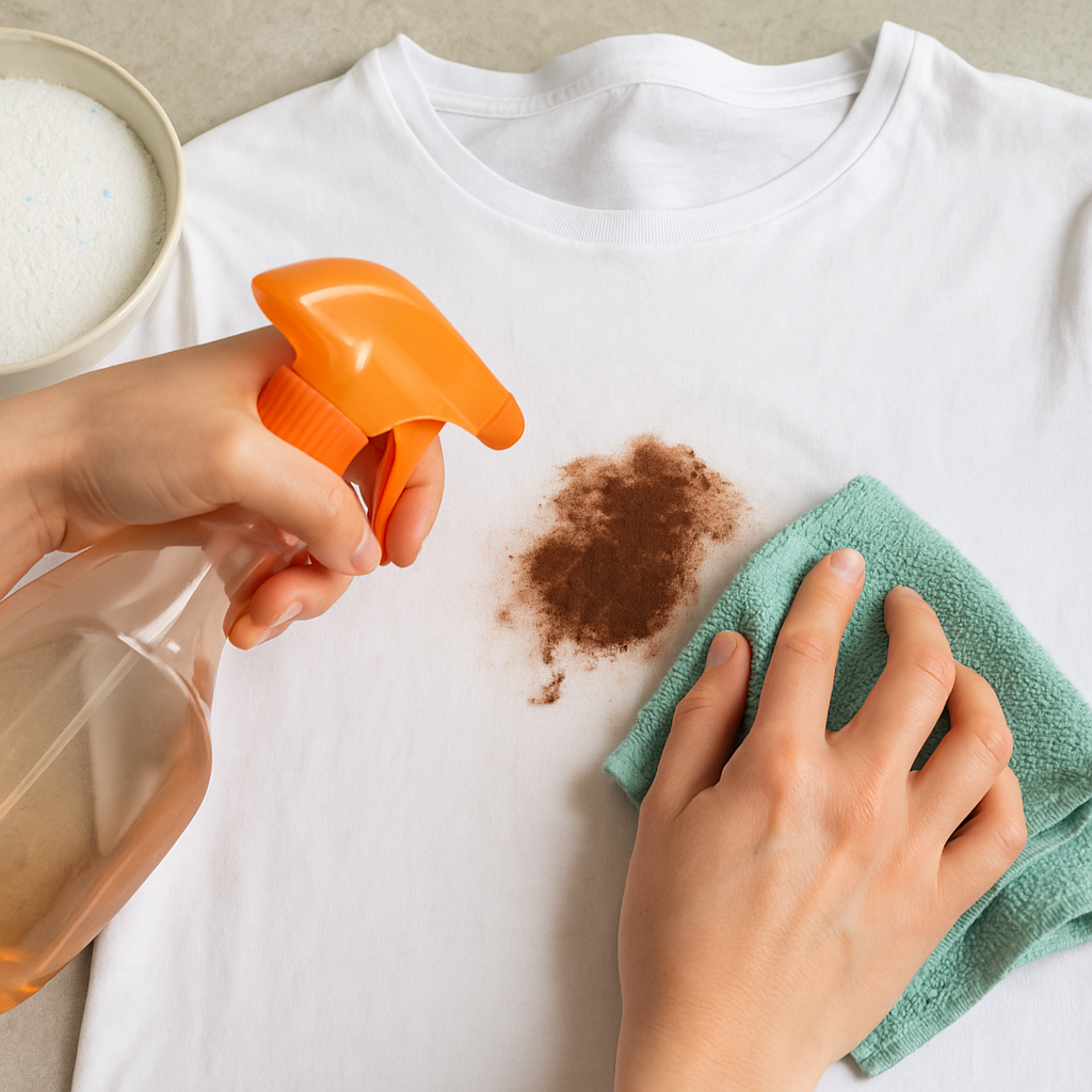 cómo quitar manchas de chocolate ya lavadas en ropa con servicios de tintorería y lavandería