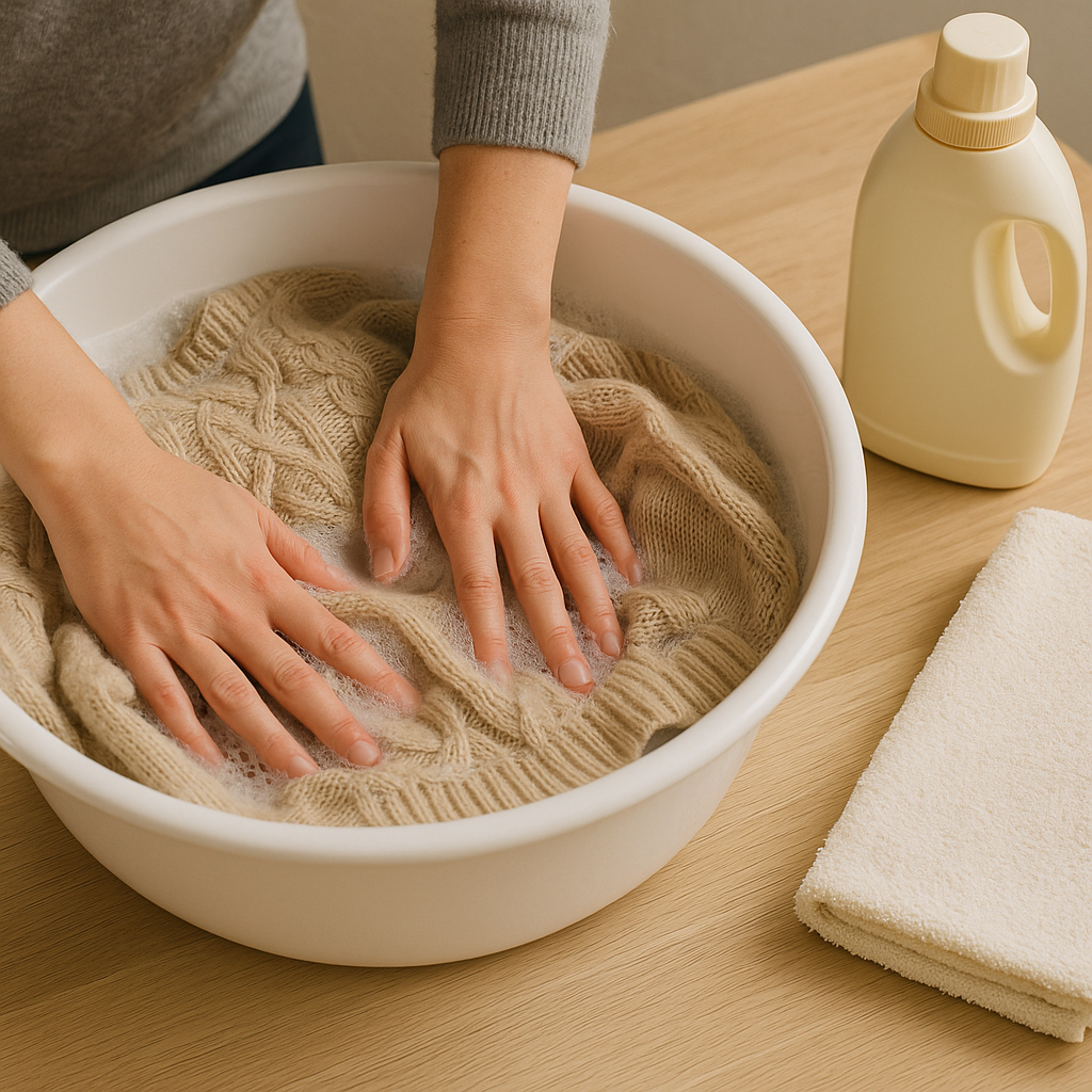 como lavar jersey de lana paso a paso