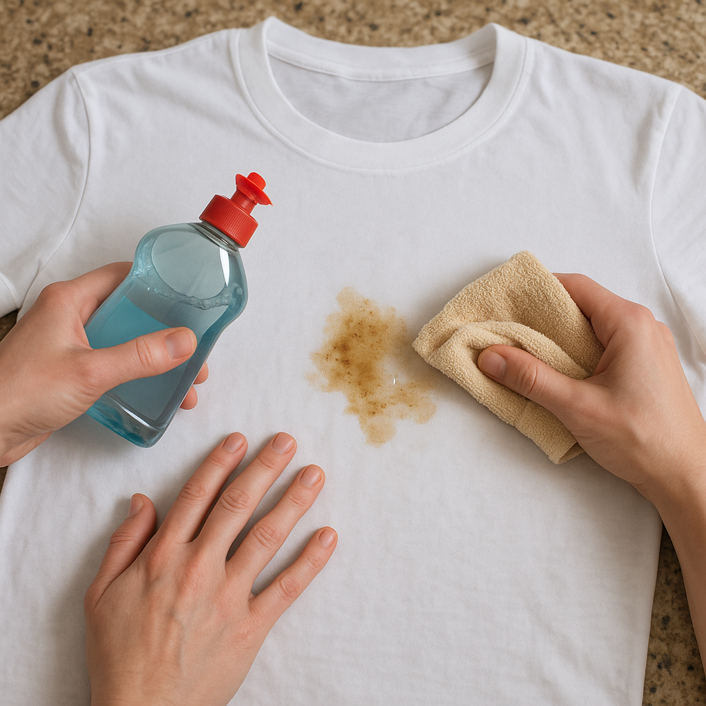 cómo quitar manchas de grasa en ropa y textiles