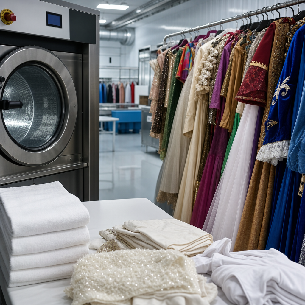 lavandería vestuario espectáculos con servicio profesional de limpieza y planchado