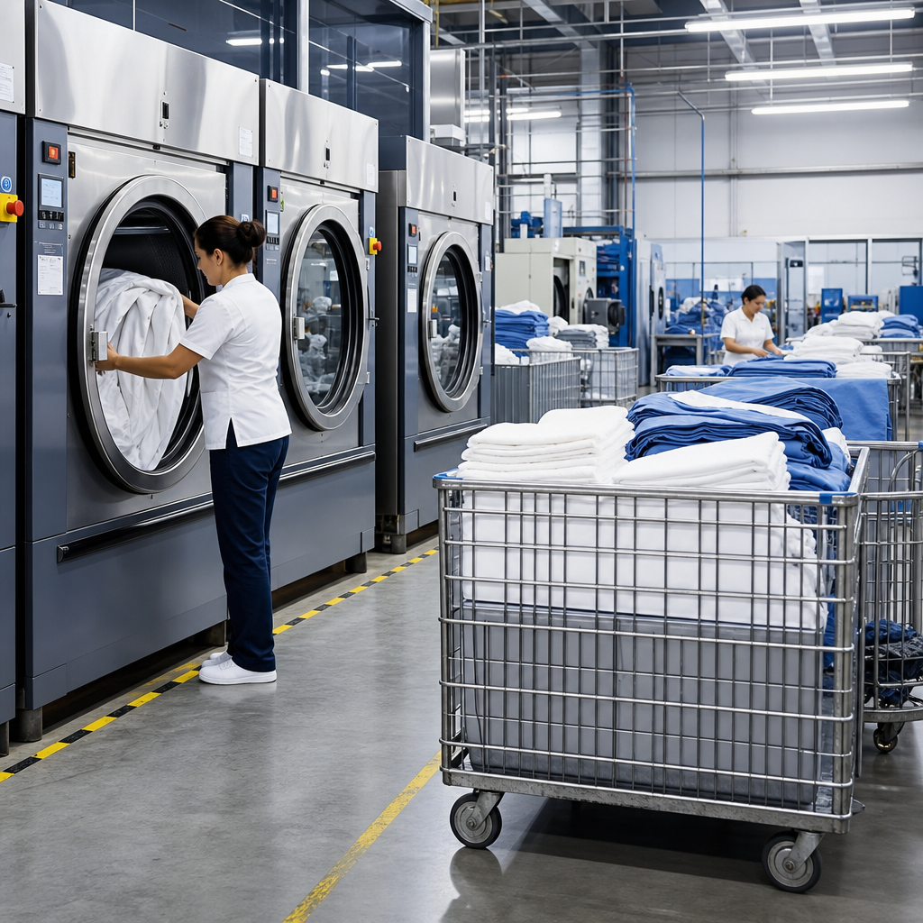 lavandería centros logísticos con servicio profesional de lavandería y planchado a domicilio