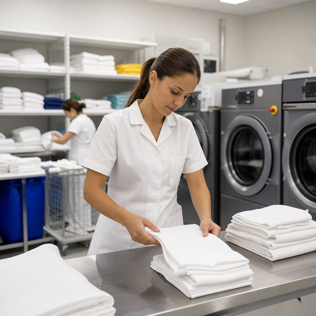 servicio de lavandería colegios para ropa escolar y textiles